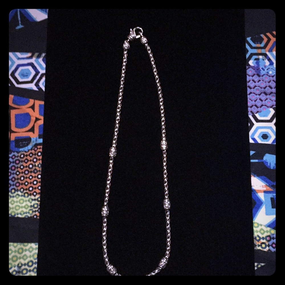 John Hardy unisex silver necklace